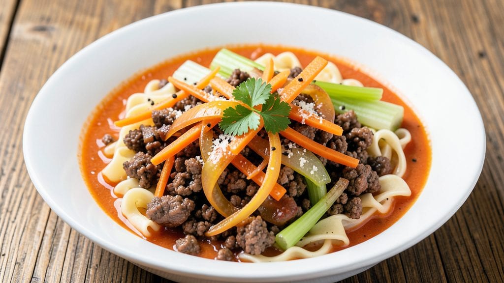 American Chop Suey Recipe With Campbell's Tomato Soup: One-Pot Noodle Magic