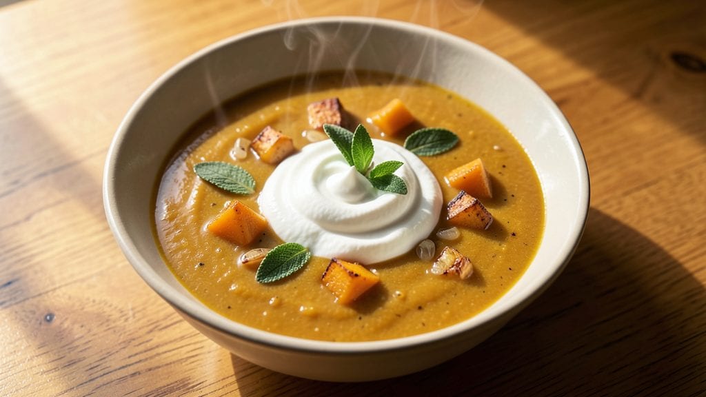 America's Test Kitchen Butternut Squash Soup Recipe: Roasted Squash Depth Without Blender Grain