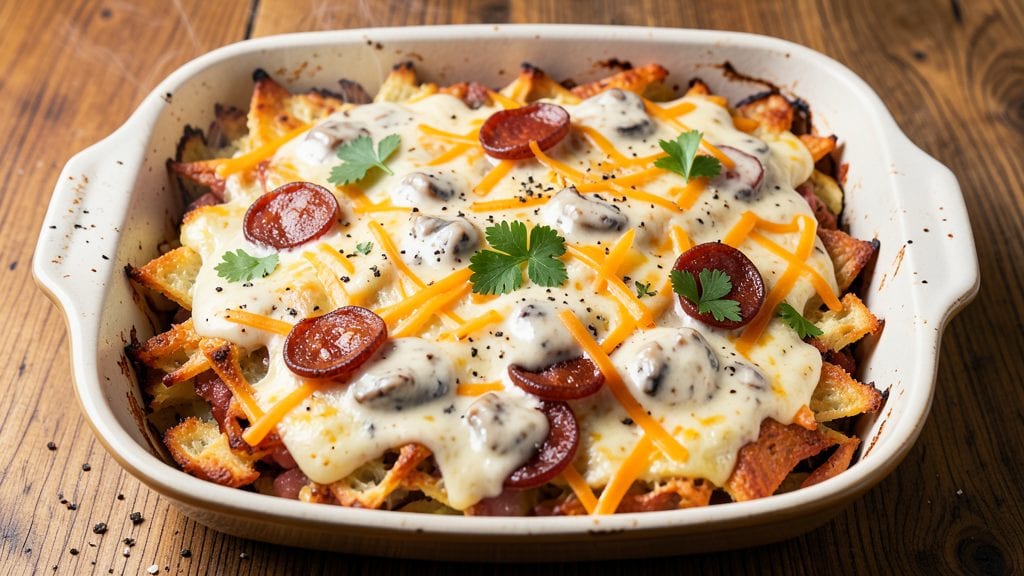 Breakfast Casserole Recipe With Cream Of Mushroom Soup: Savory Mushroom Flavor in One Dish
