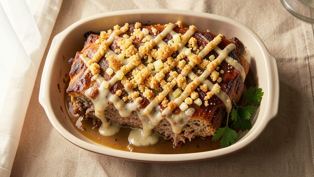 Campbell Soup Meatloaf Recipe Cream of Mushroom: Juicy Loaf with Creamy Sauce Fusion