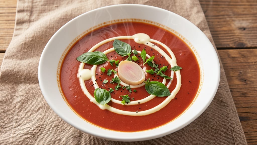 Campbell-Style Soup Recipe: Creamy Tomato and Herb Velocity