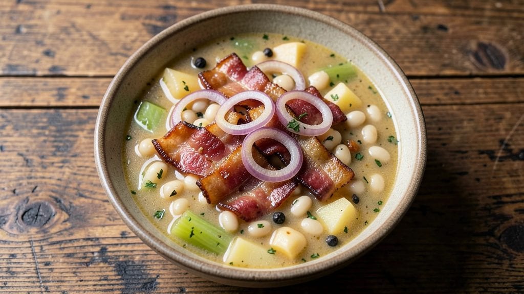 Campbell's Bean and Bacon Soup Copycat Recipe: Smoky Bacon Bites and Creamy Potato Texture