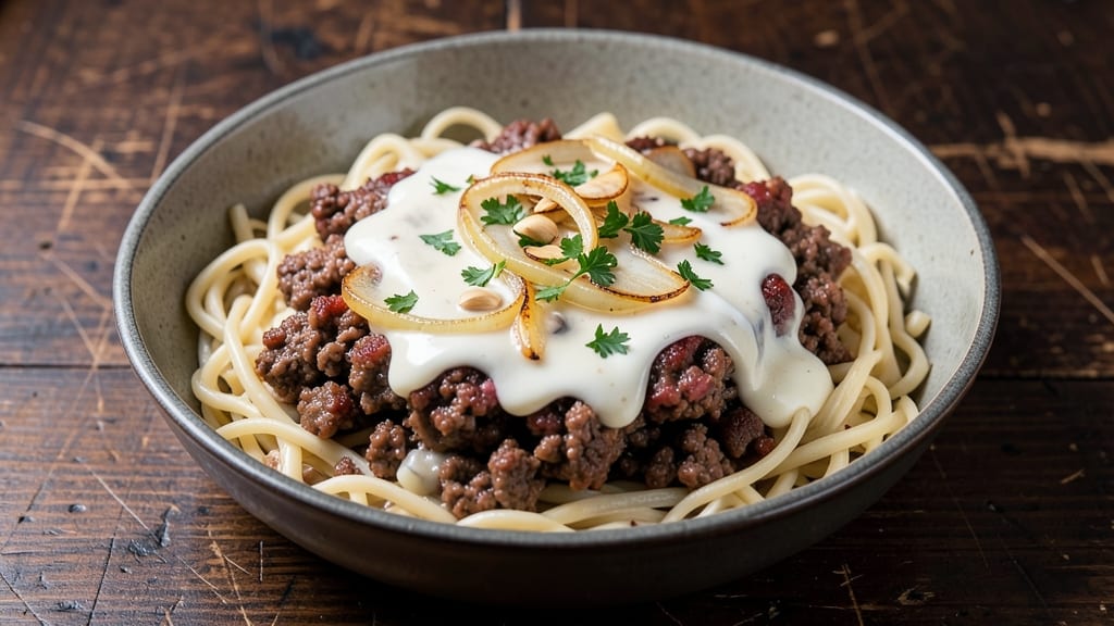 Campbell's Soup Hamburger Stroganoff Recipe: Creamy Mushroom-Gravy Magic