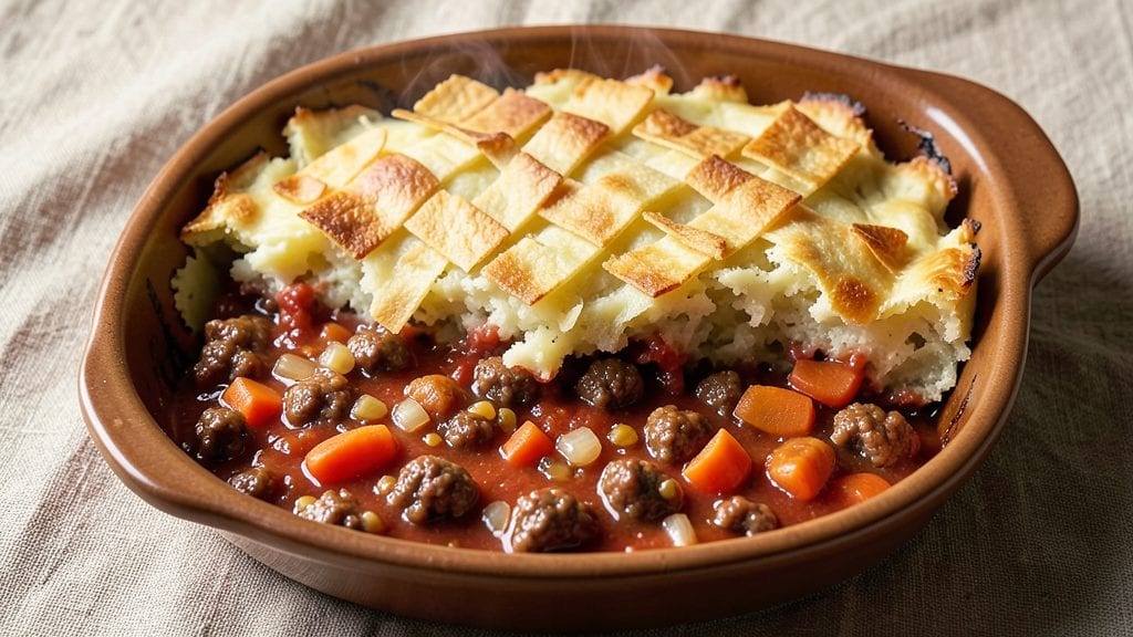 Campbell's Tomato Soup Shepherd's Pie Recipe: Mashed Potato Crust Over Savory Beef Filling