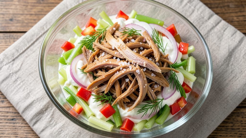 Chicken Soup Salad Recipe: Creamy Cold Souper Meets Crunchy Texture