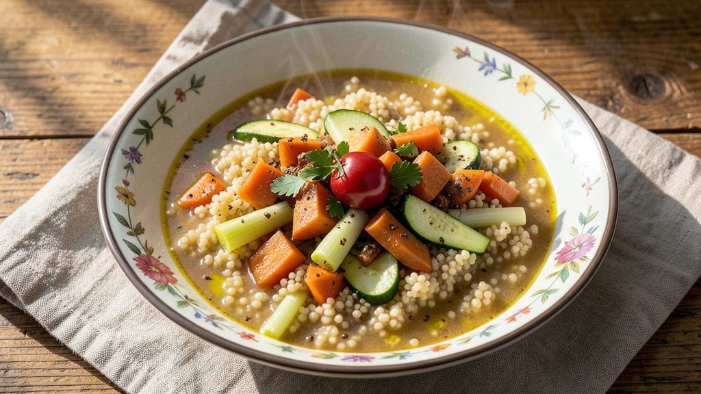 Couscous Soup Recipe: Moroccan Spice and Lemon Brightness in One Pot