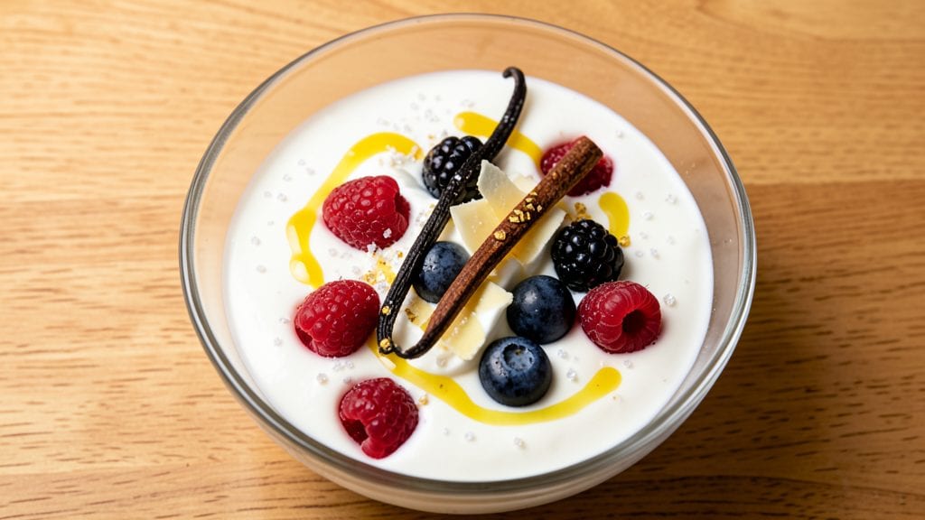 Dessert Soups Recipe: Chilled Vanilla Bean and Berry Bliss