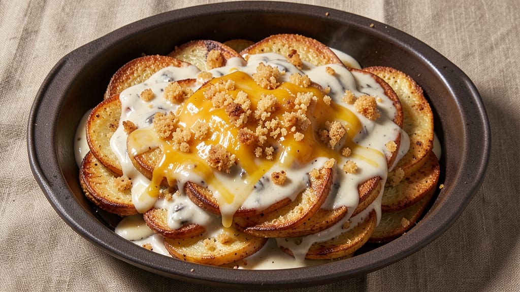 Funeral Potatoes Recipe With Cream Of Mushroom Soup: Crispy Top, Creamy Potato Magic