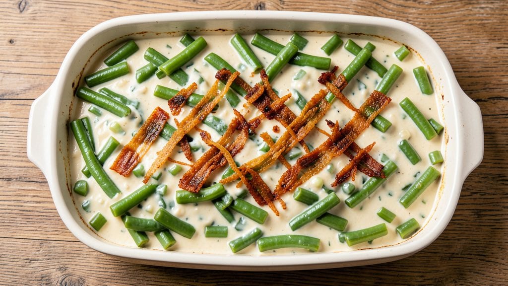 Green Bean Casserole Recipe Without Mushroom Soup: Crispy French Fried Onion Top Magic
