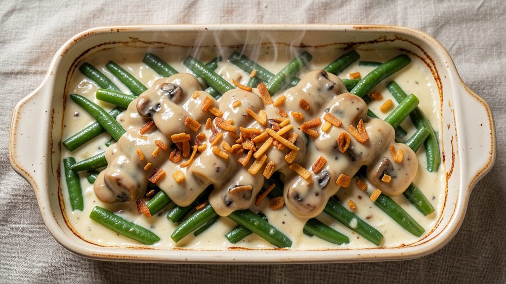 Green Bean Casserole Recipe No Soup: Crispy Top, Creamy Bean Magic