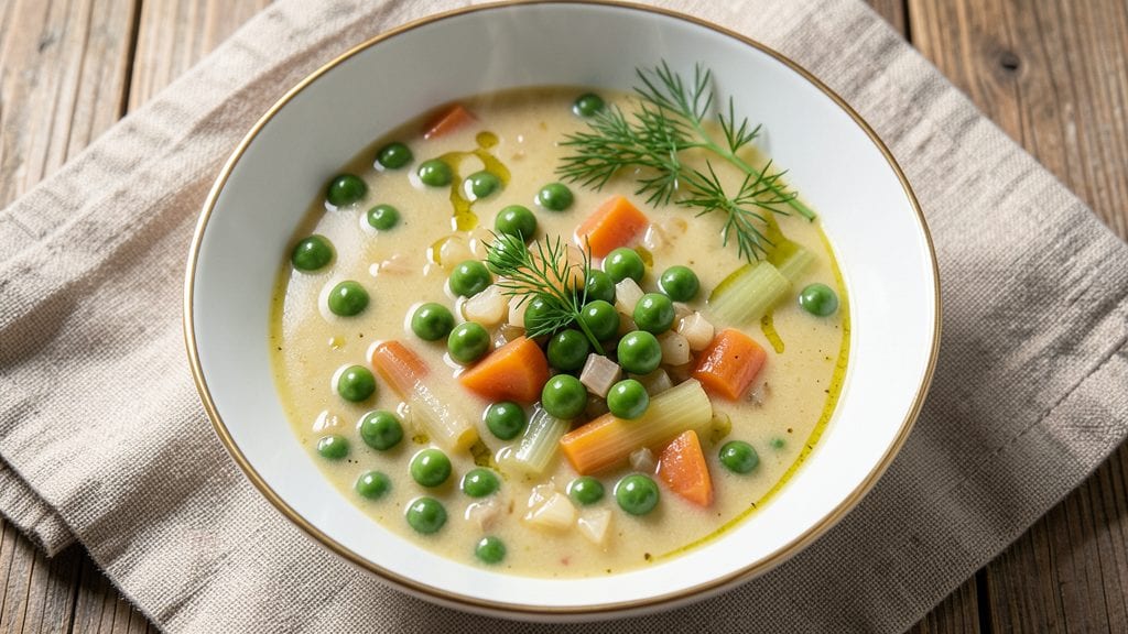 Ina Garten's Pea Soup Recipe: Bright Green Velvety Smoothness