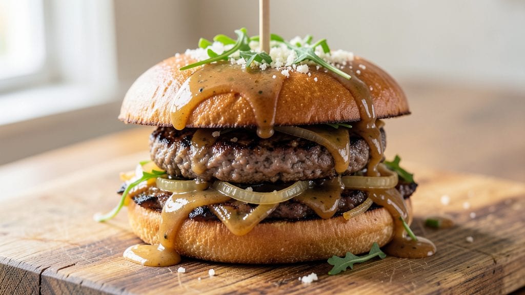 Lipton Onion Soup Burger Recipe: Melted Cheese and Caramelized Onion Magic