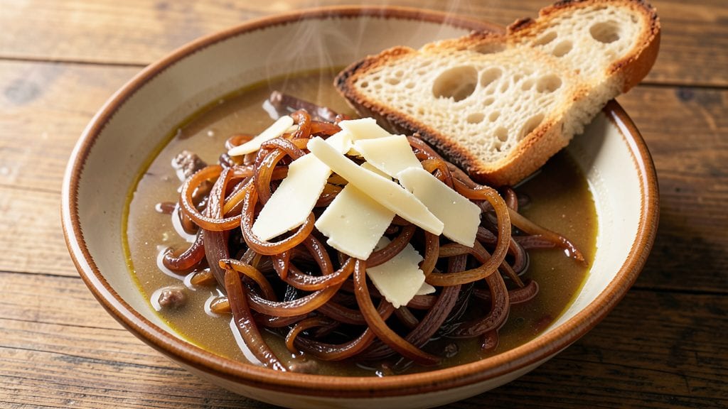 Martha Stewart Onion Soup Recipe: Crispy Gruyère Top and French-Style Broth
