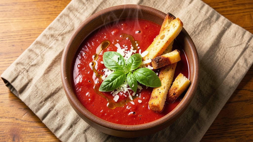 Panera Bread Tomato Soup Copycat Recipe: Silky Smooth With Hidden Basil Trick